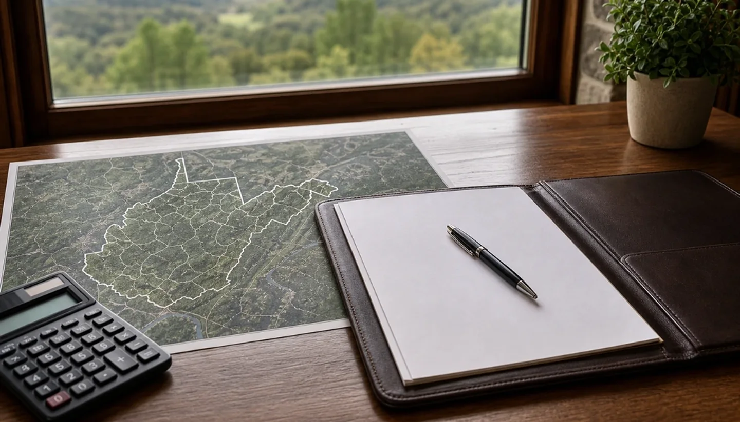 Calculator and closing documents for a California land sale